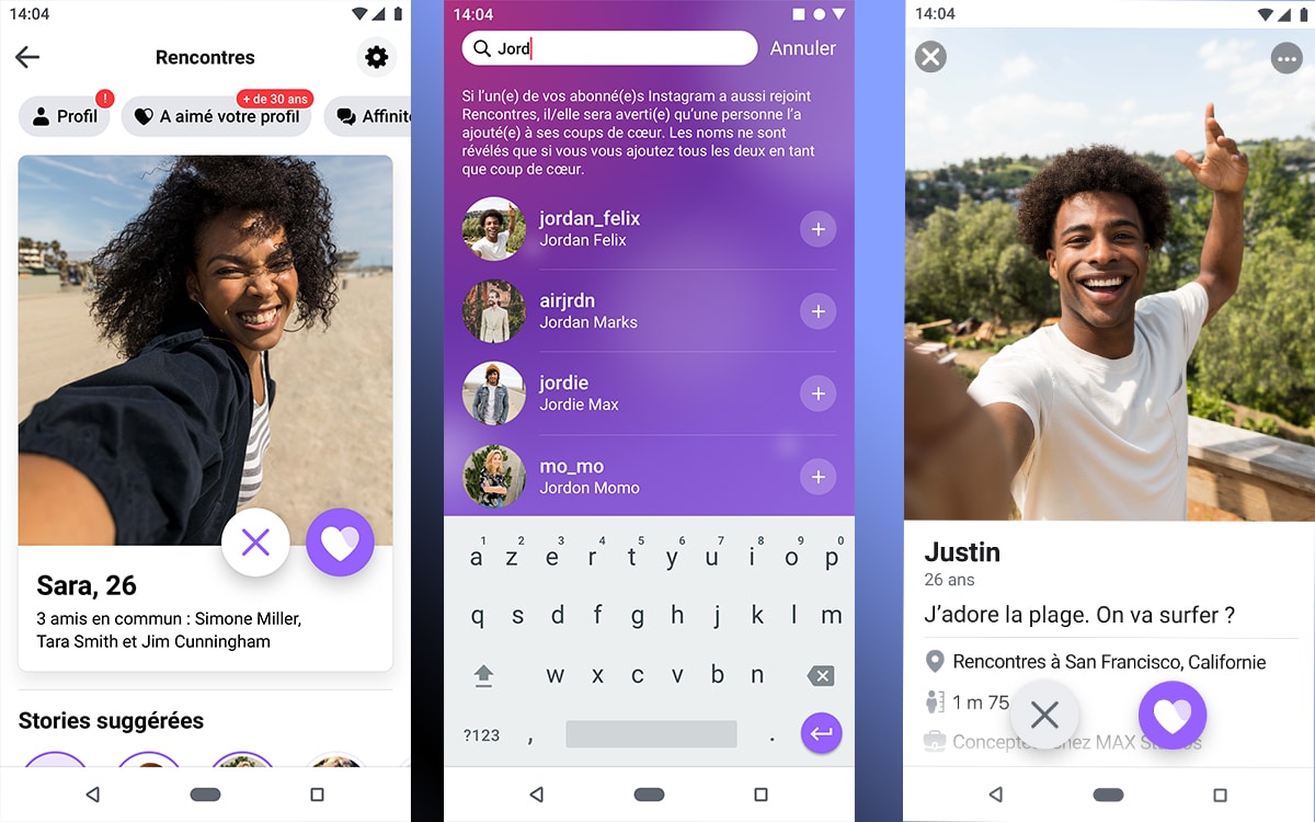 Facebook Dating Francais