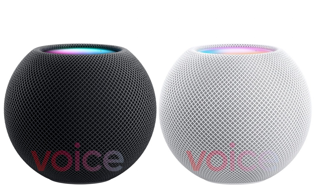 HomePod mini noir et blanc