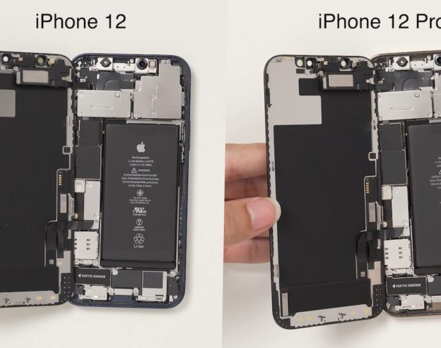Interieur iPhone 12 vs iPhone 12 Pro