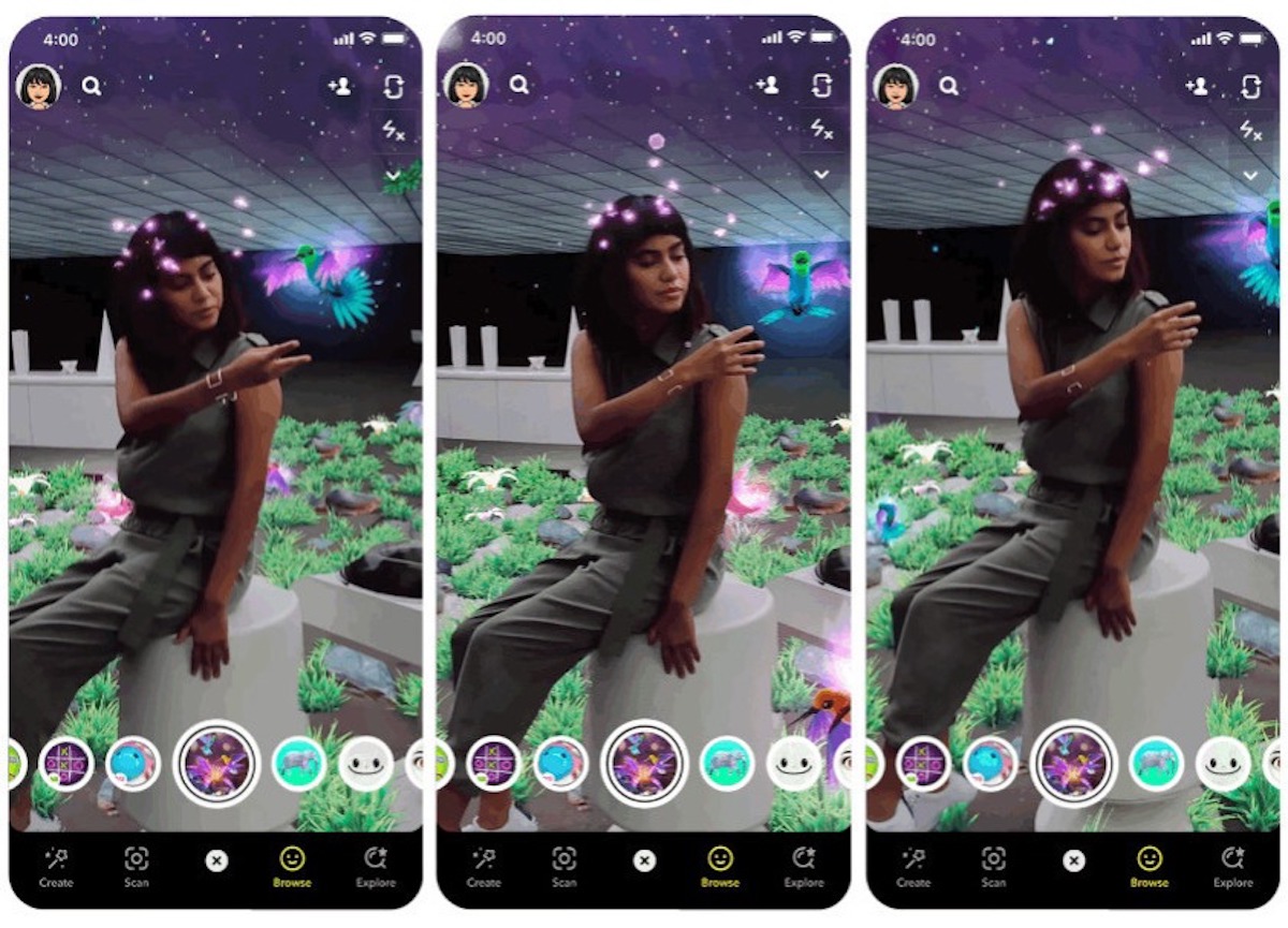 Snapchat Scanner LiDAR Filtre