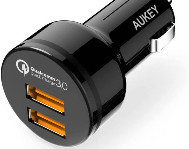 chargeur allume cigare 36w aukey
