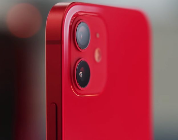 iPhone 12 Rouge Arriere Appareils Photo