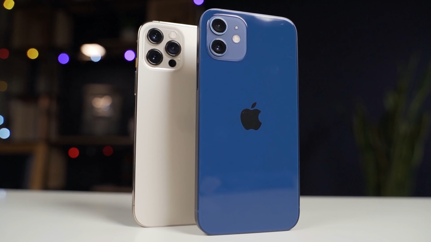 iPhone 12 et iPhone 12 Pro Arriere Appareils Photo