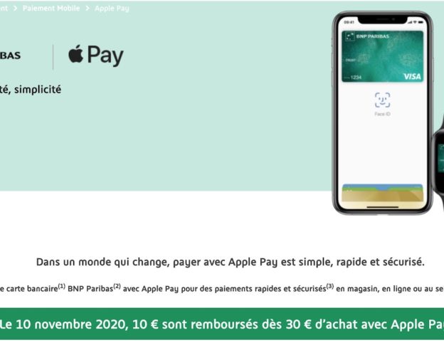 BNP Paribas Promo Apple Pay