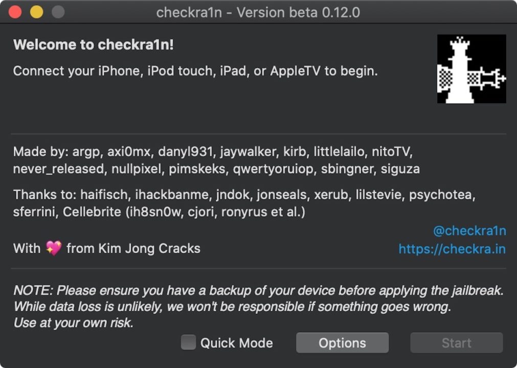 Checkra1n 0.12.0 Jailbreak iOS 14