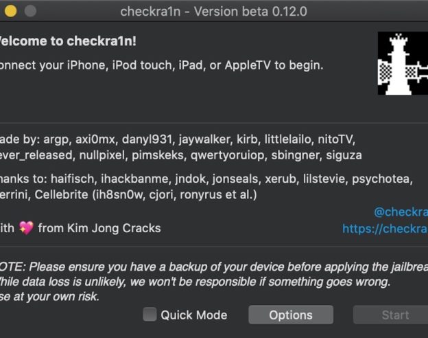 Checkra1n 0.12.0 Jailbreak iOS 14