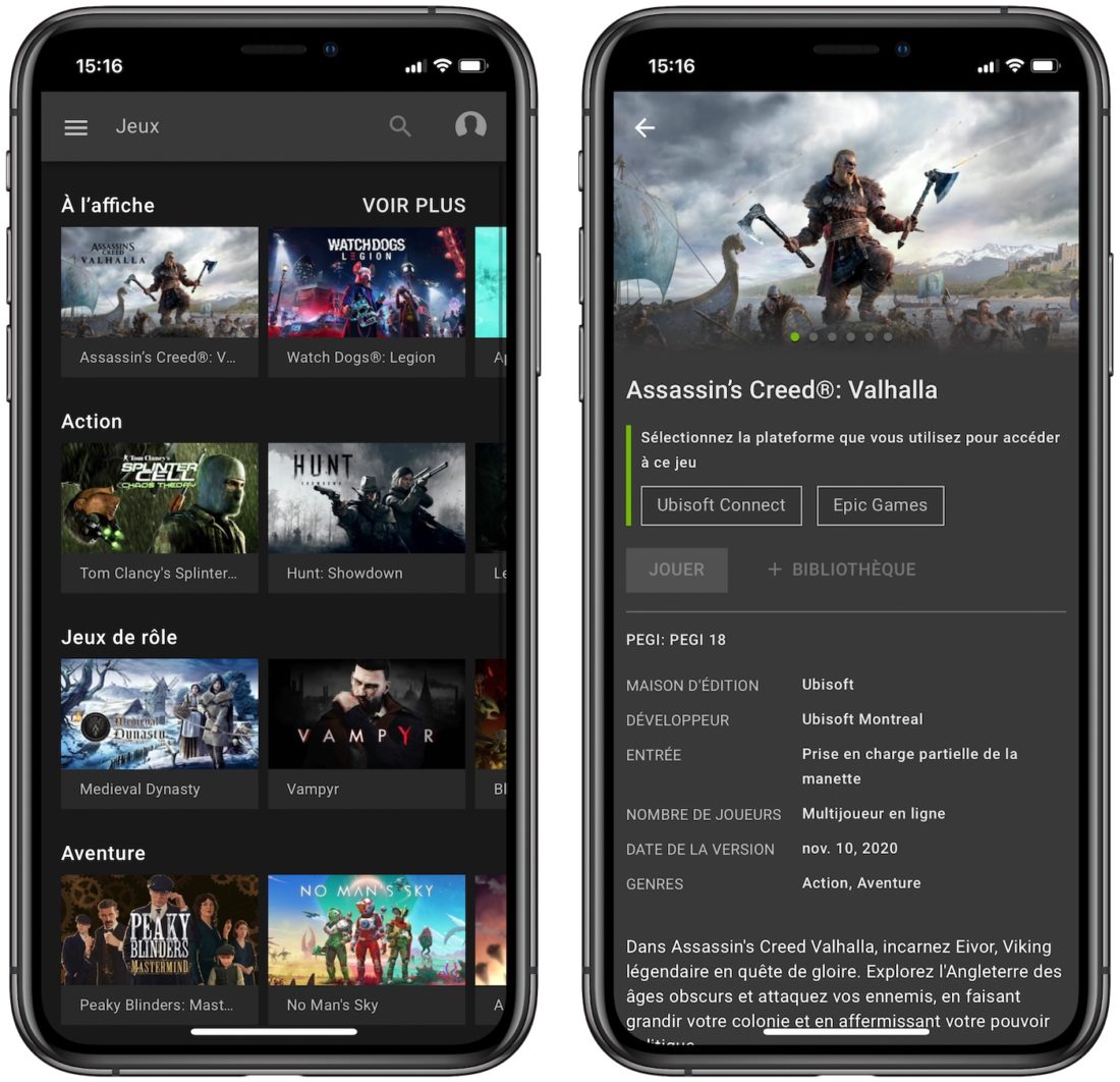 Nvidia GeForce Now est disponible sur iOS via Safari - iPhoneAddict.fr