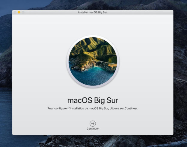 Installateur macOS Big Sur