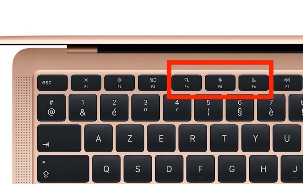 MacBook Air M1 Nouvelles Touches Fonction