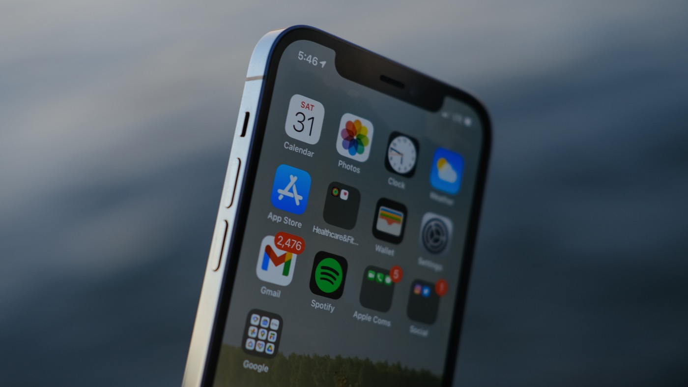 iPhone 12 Pro Avant Bordure Droite