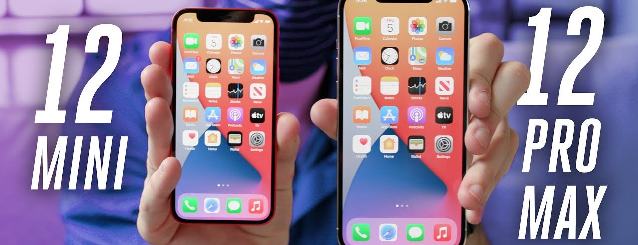 iPhone 12 mini vs iPhone 12 Pro Max Prise en Main