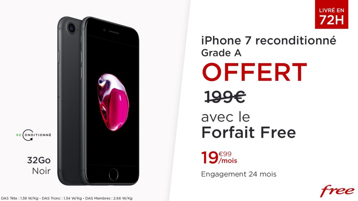 iPhone 7 Offert Free Mobile Veepee