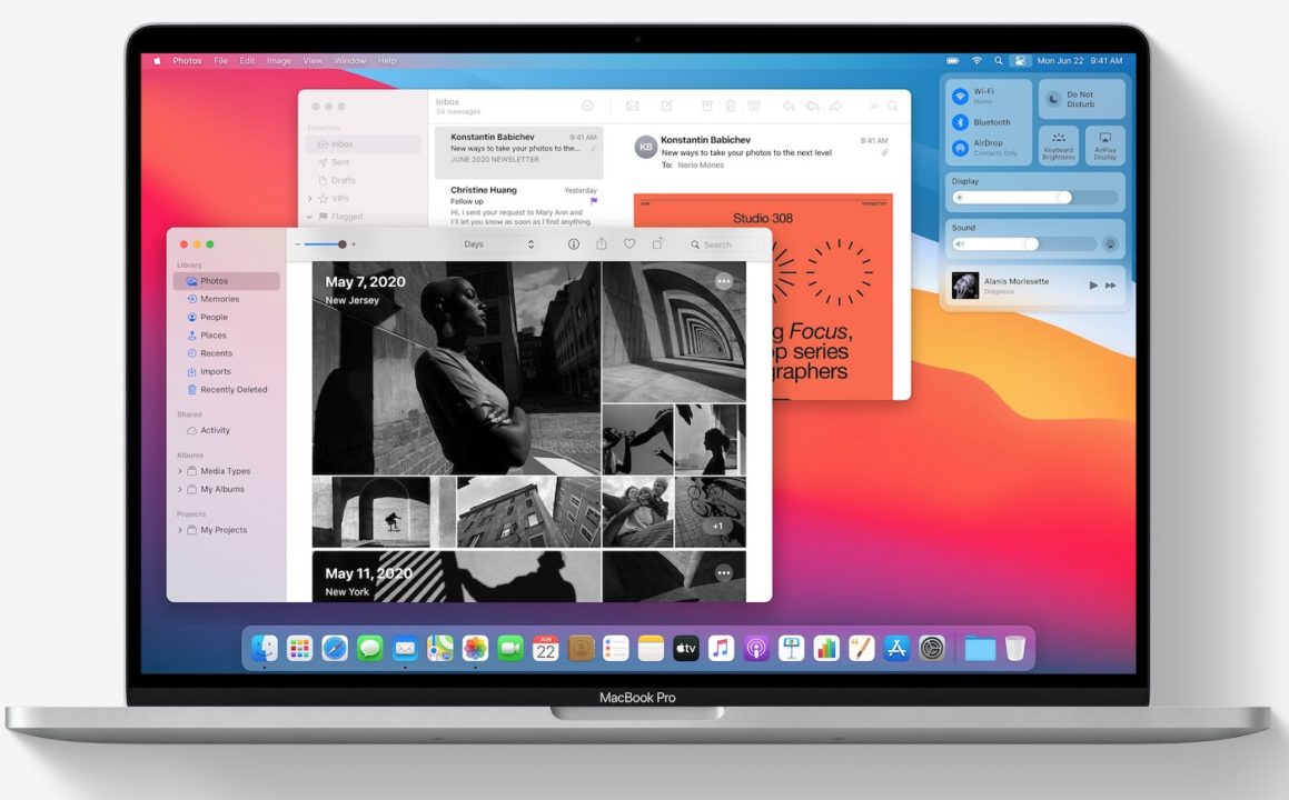 macOS Big Sur Nouvelle Interface