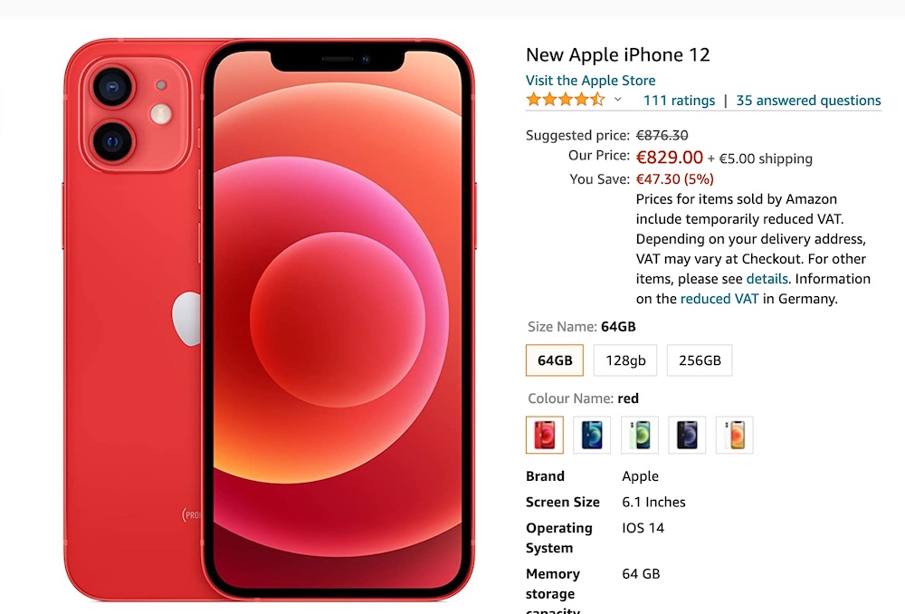 promo iPhone 12 amazon