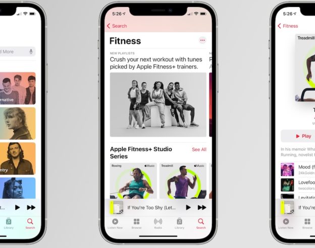 Apple Fitness Plus dans Apple Music