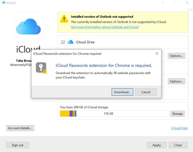 Bientot Extension Chrome Mots de Passe iCloud Windows