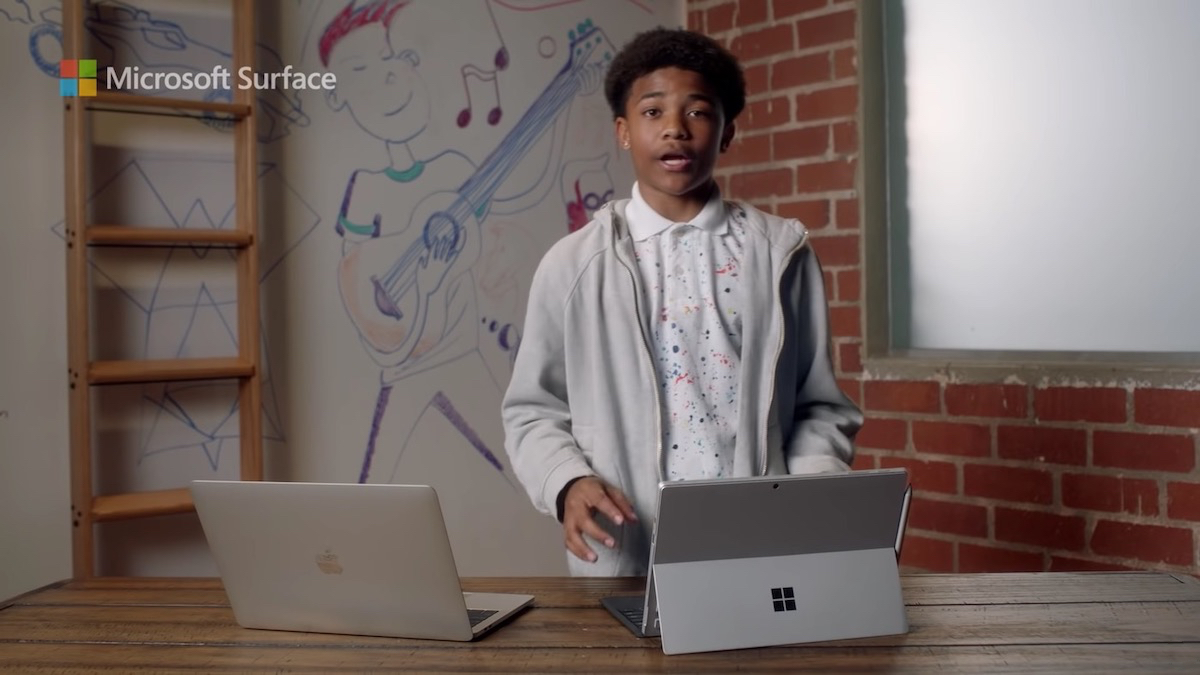 Le MacBook Pro est moins bien que la Surface Pro 7 selon Microsoft