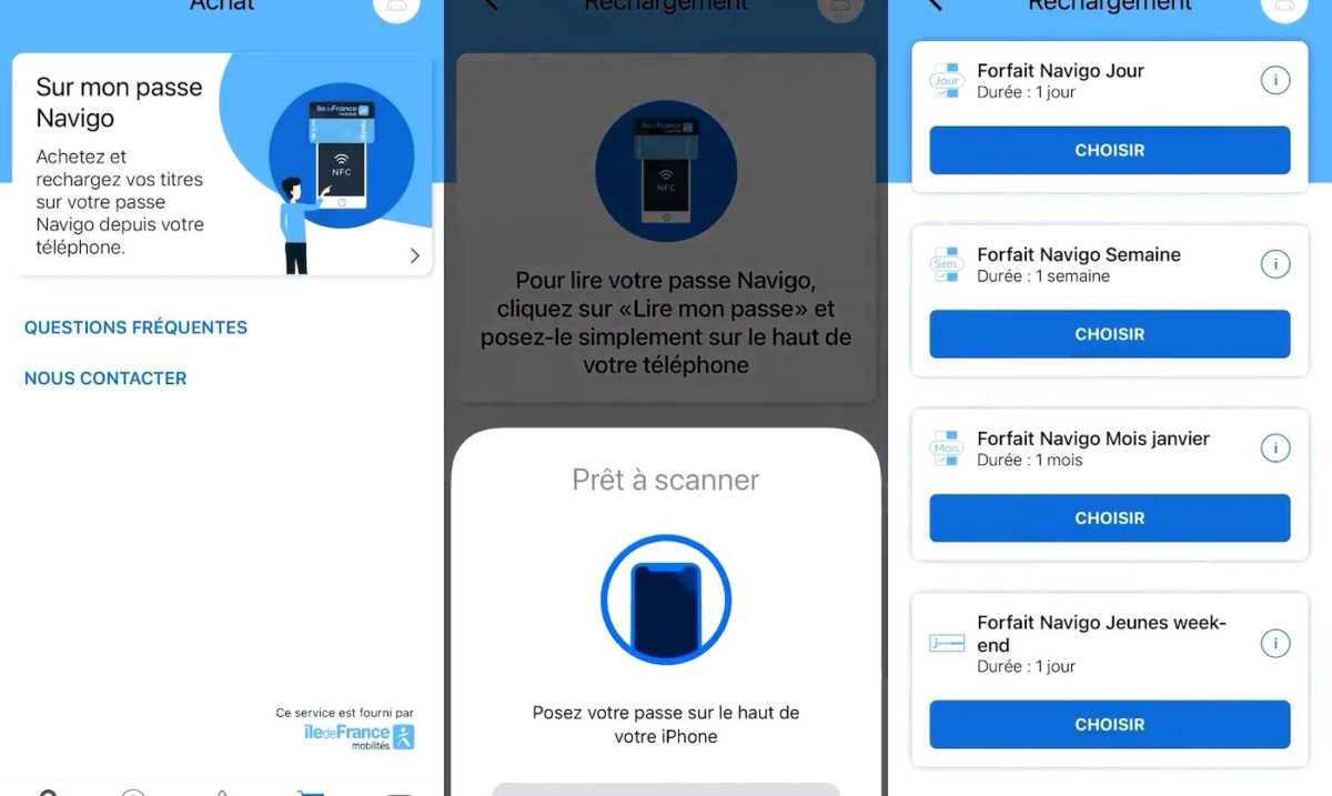 La Recharge Du Pass Navigo Avec Liphone Est Disponible Iphoneaddictfr 