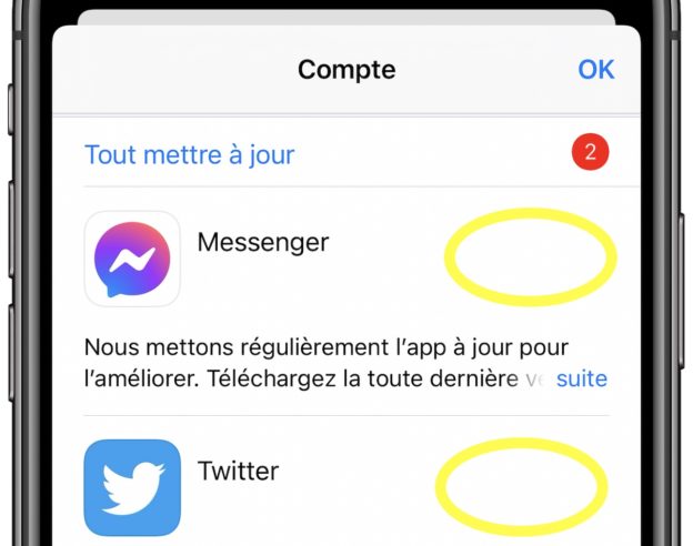 Bug App Store Bouton Mettre A Jour Disparu