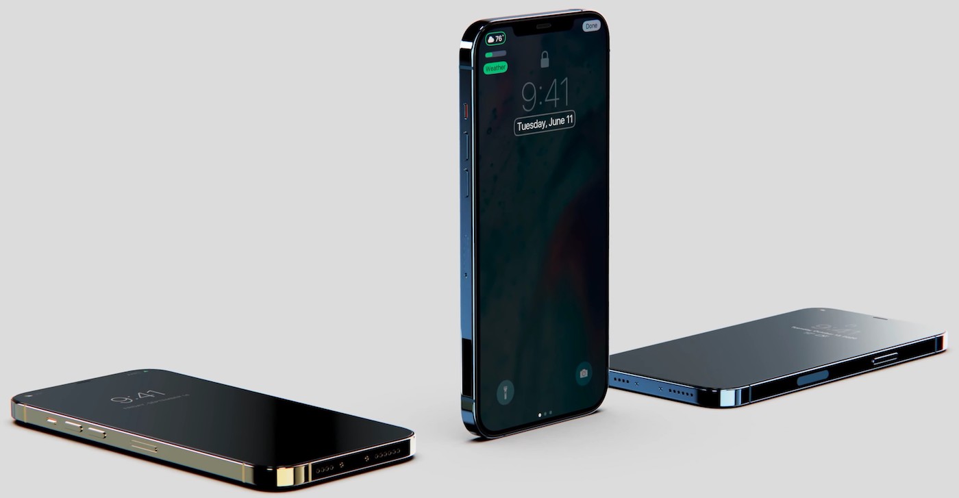 Concept iPhone 13 Ecran Toujours Allume