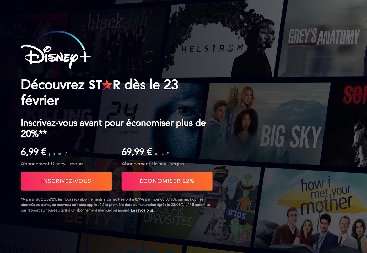 Disney Plus Star Anciens Prix