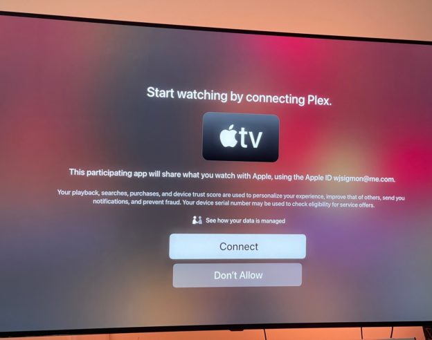 Plex Application Apple TV
