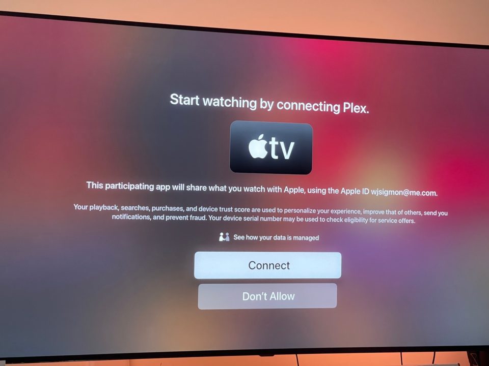 Plex s’intègre maintenant dans l’app Apple TV