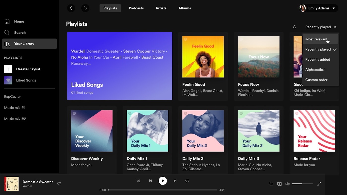 Spotify Application Ordinateur Nouvelle Interface 2021