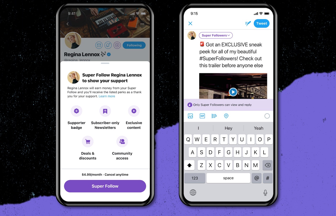 Twitter Super Follows