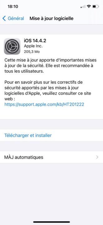 iOS 14.4.2 Disponible