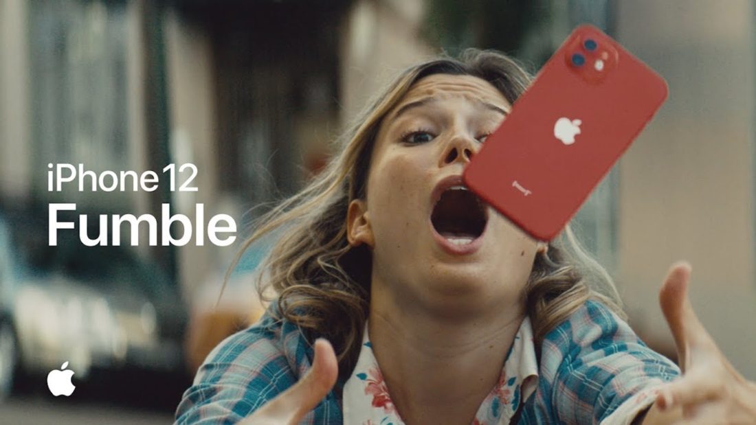 iPhone 12 une nouvelle pub pour la résistance grâce au Ceramic Shield