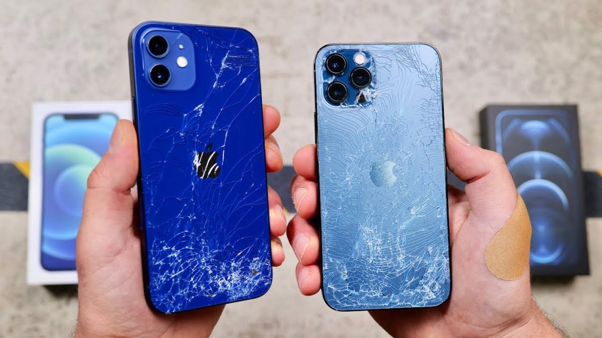 iPhone 12 vs iPhone 12 Pro Arriere Fissure
