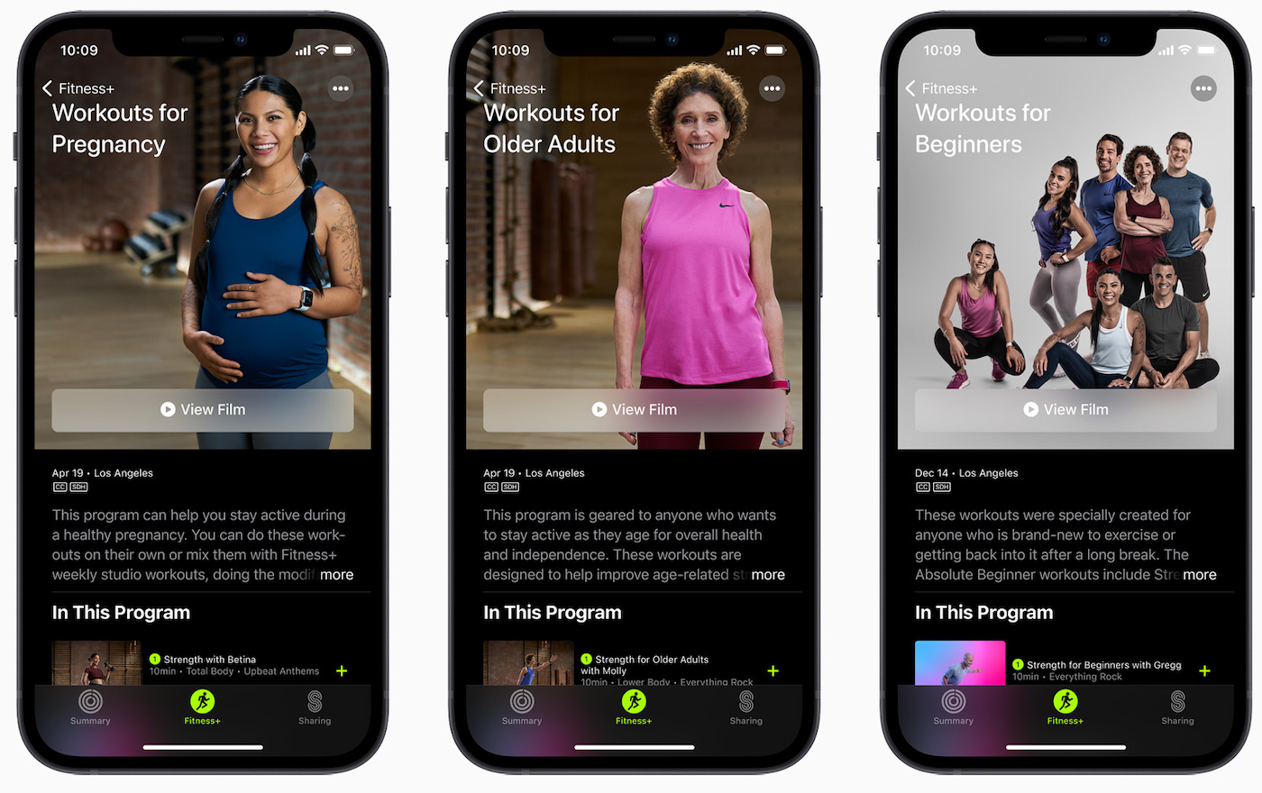 Apple Fitness Plus Femmes Enceintes Personnes Agees