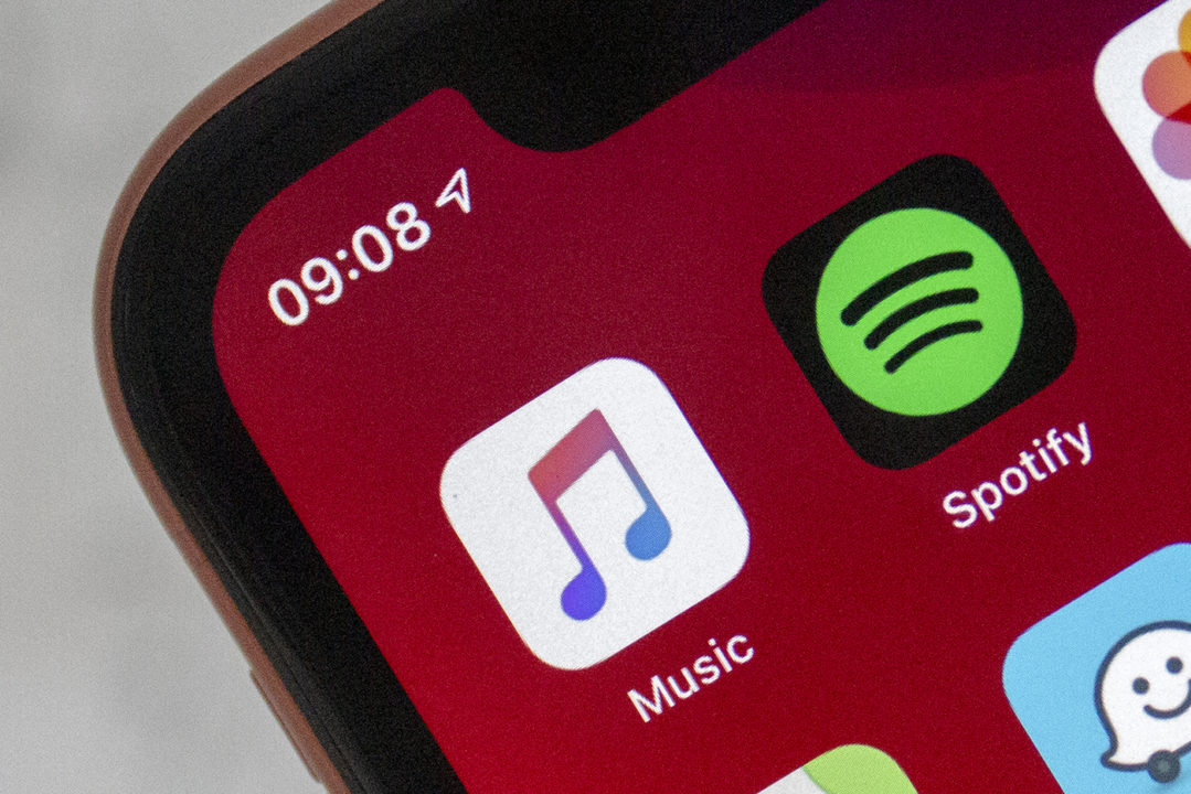Apple Music vs Spotify Icones Logo