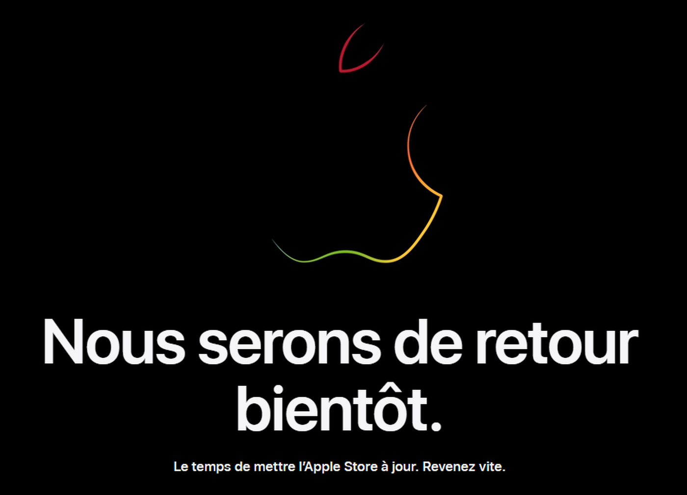 Apple Store en ligne ferme