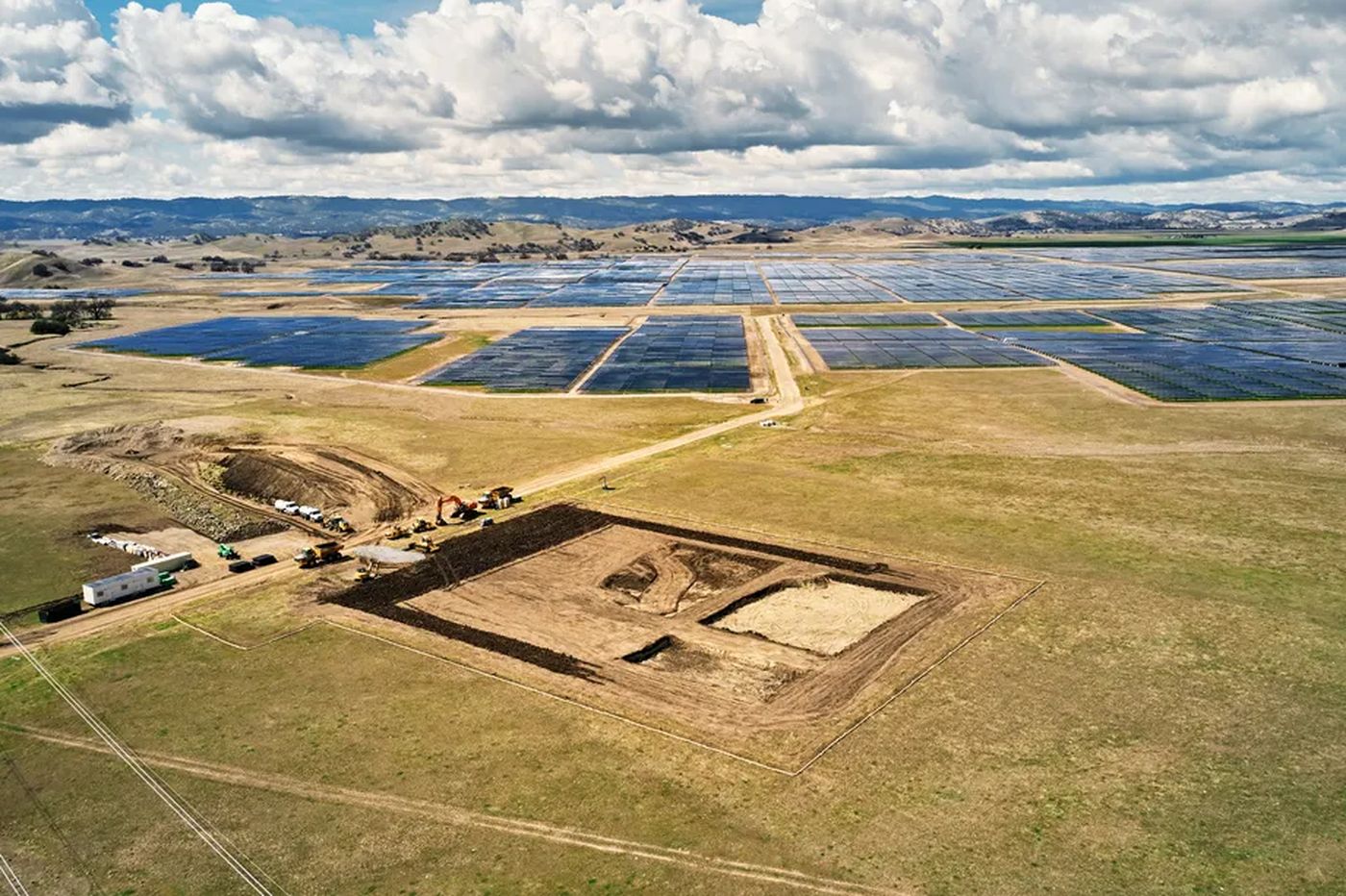Apple solar Ferm Stockage
