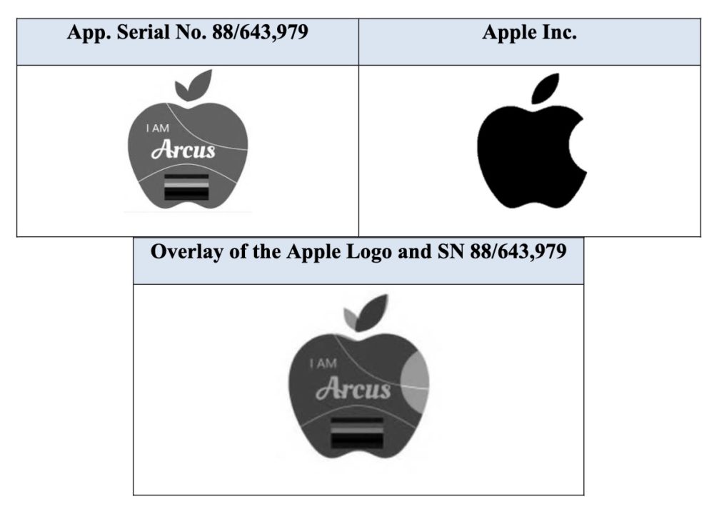 Apple vs Georgette Logos
