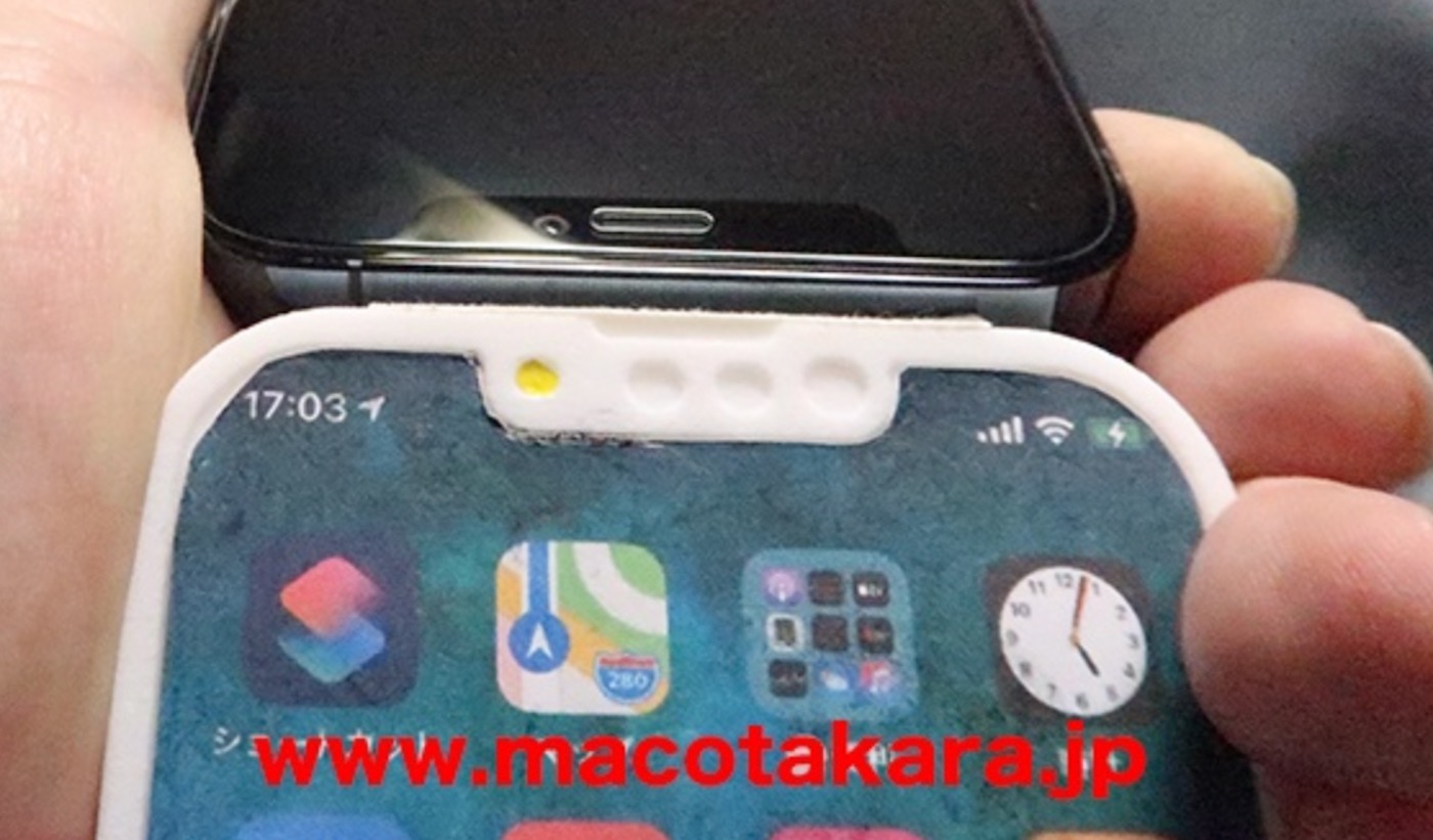 Maquette Encoche Plus Petite iPhone 13