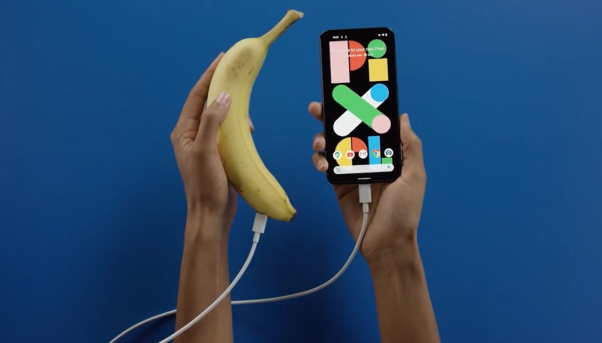 Video Google Pixel iPhone Banane