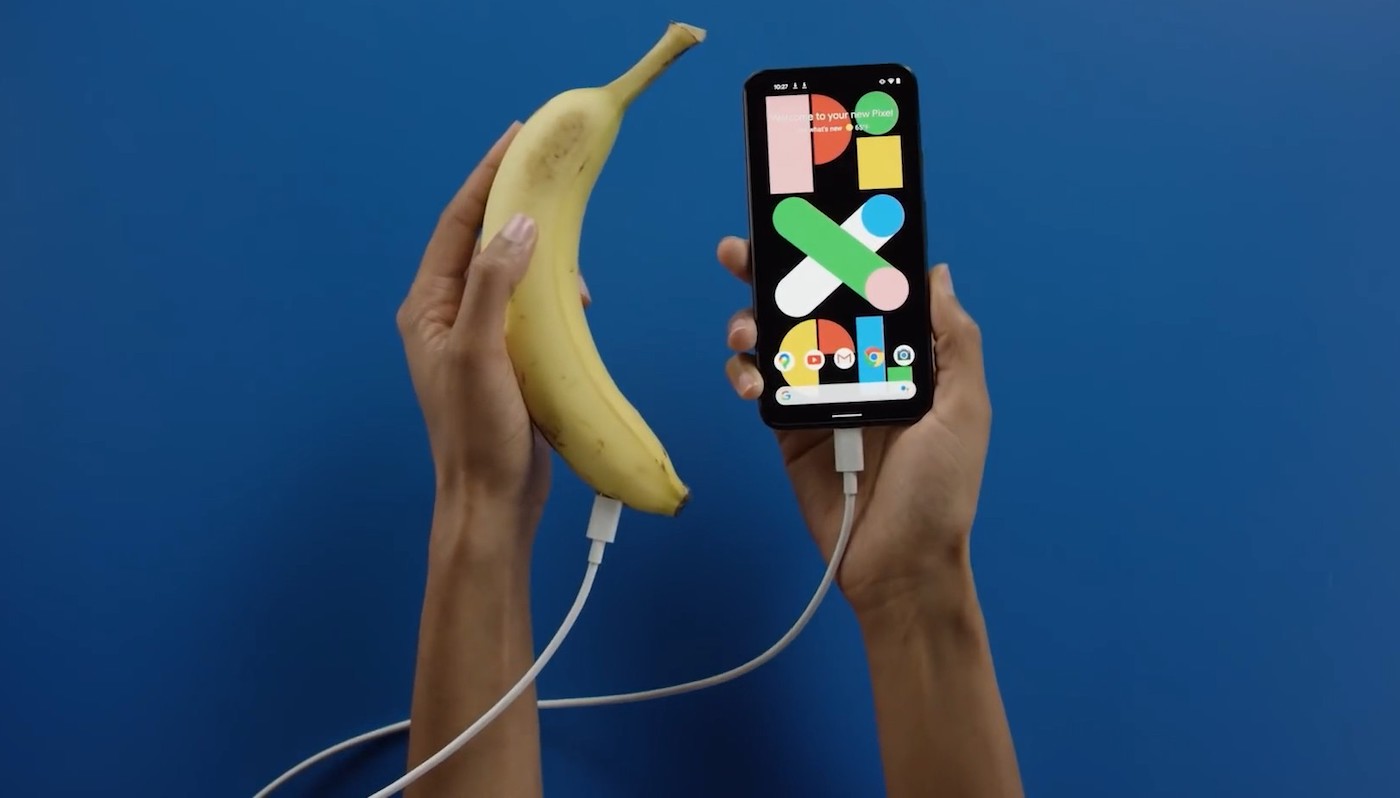 Video Google Pixel iPhone Banane