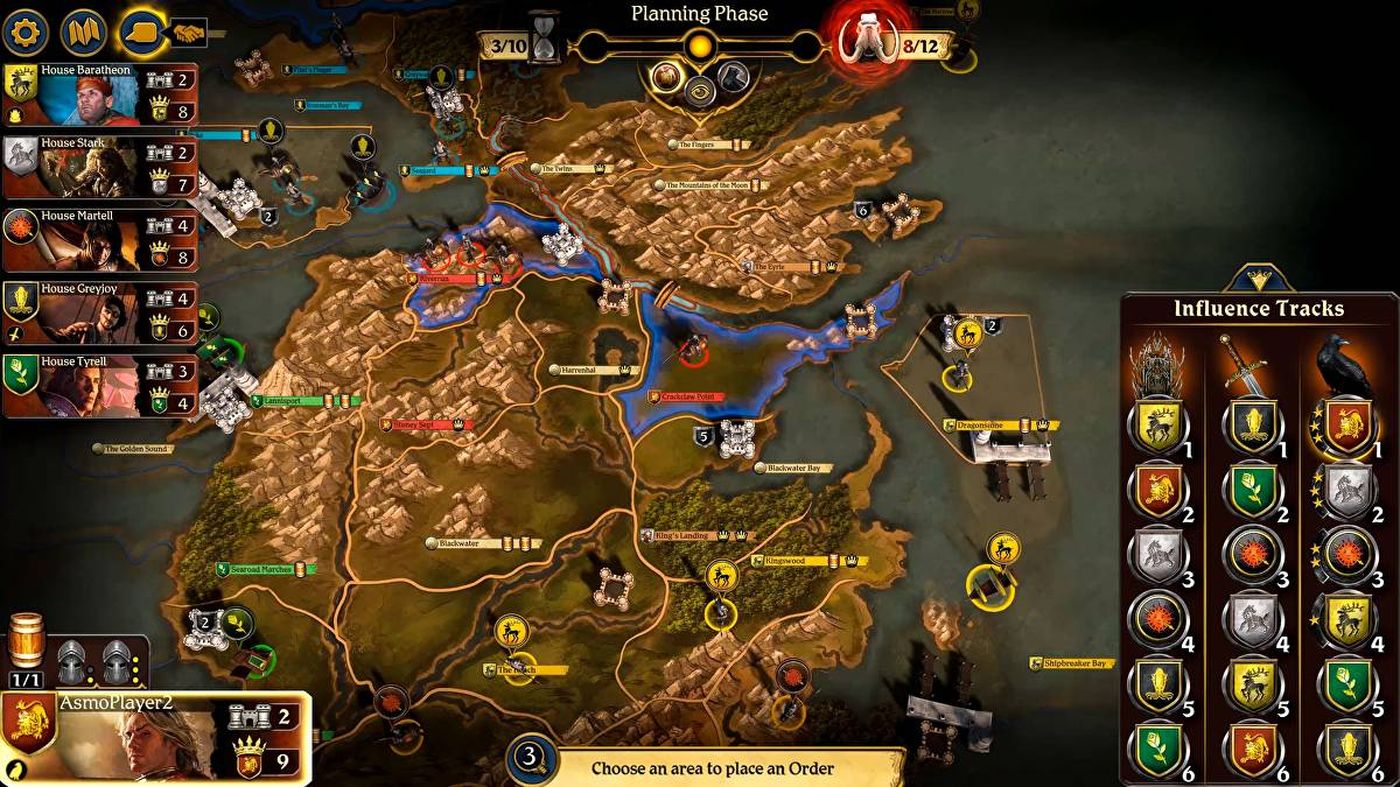 a game of thrones board game