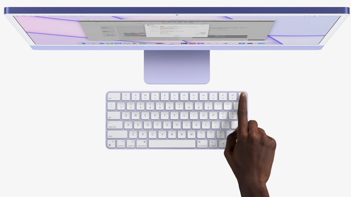 iMac 2021 et Clavier Magic Keyboard Touch ID