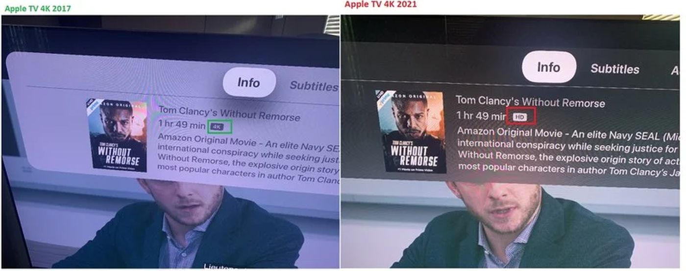 Apple TV 4K 2021 Bug