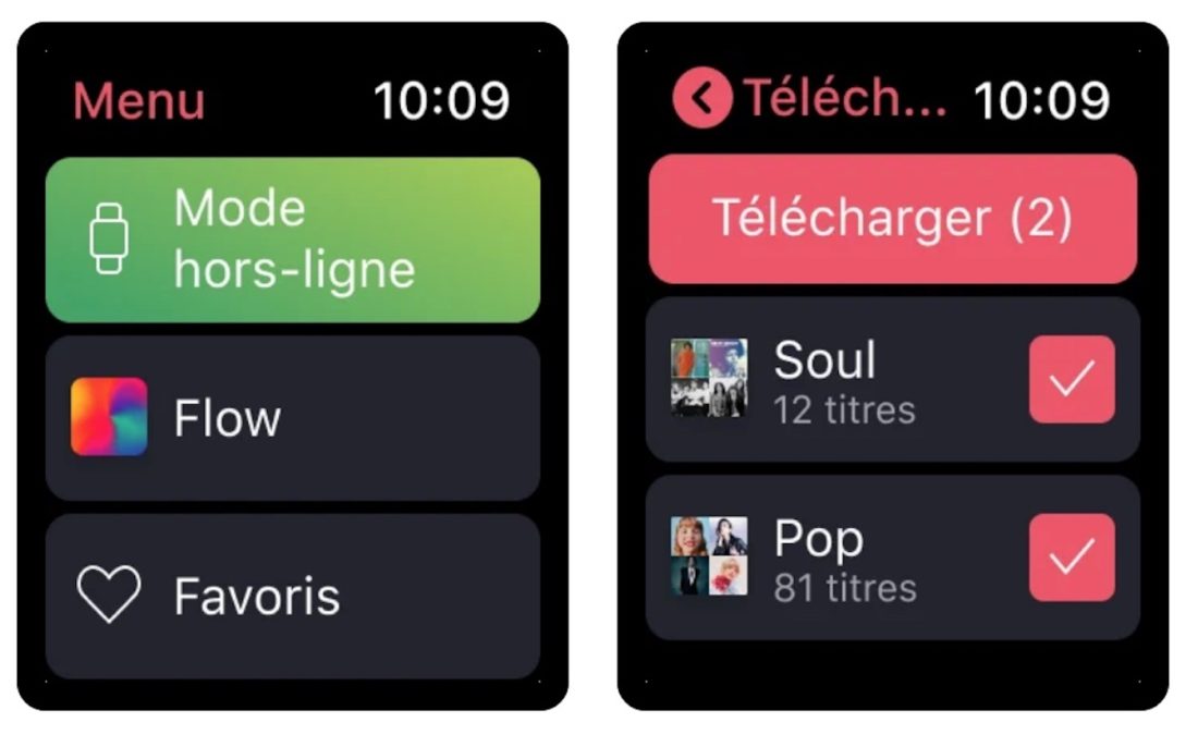 Deezer ajoute l'écoute hors connexion sur l'Apple Watch  iPhoneAddict.fr