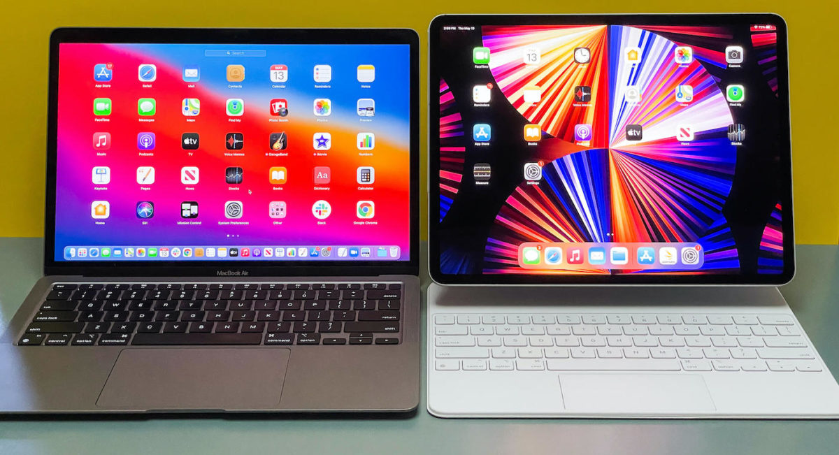 MacBook Air M1 vs iPad Pro M1 2021