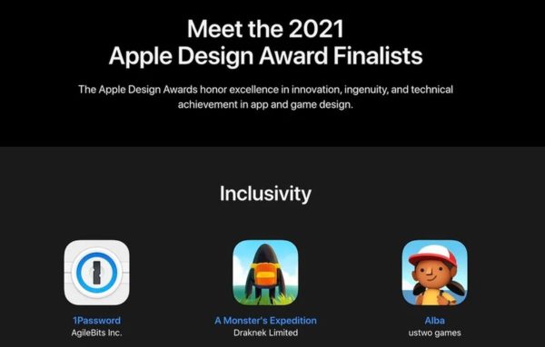 Apple Design Awards 2021 Finalists