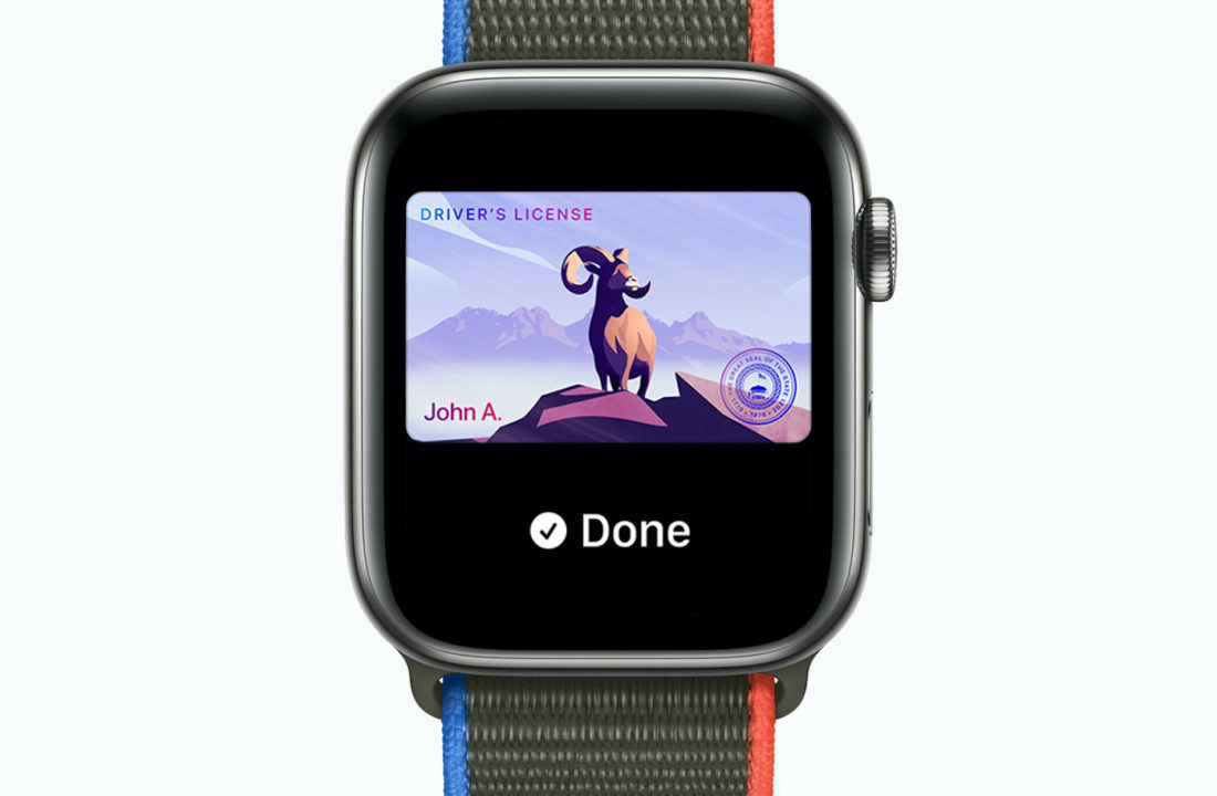 Apple Watch watchOS 8 Permis Conduire