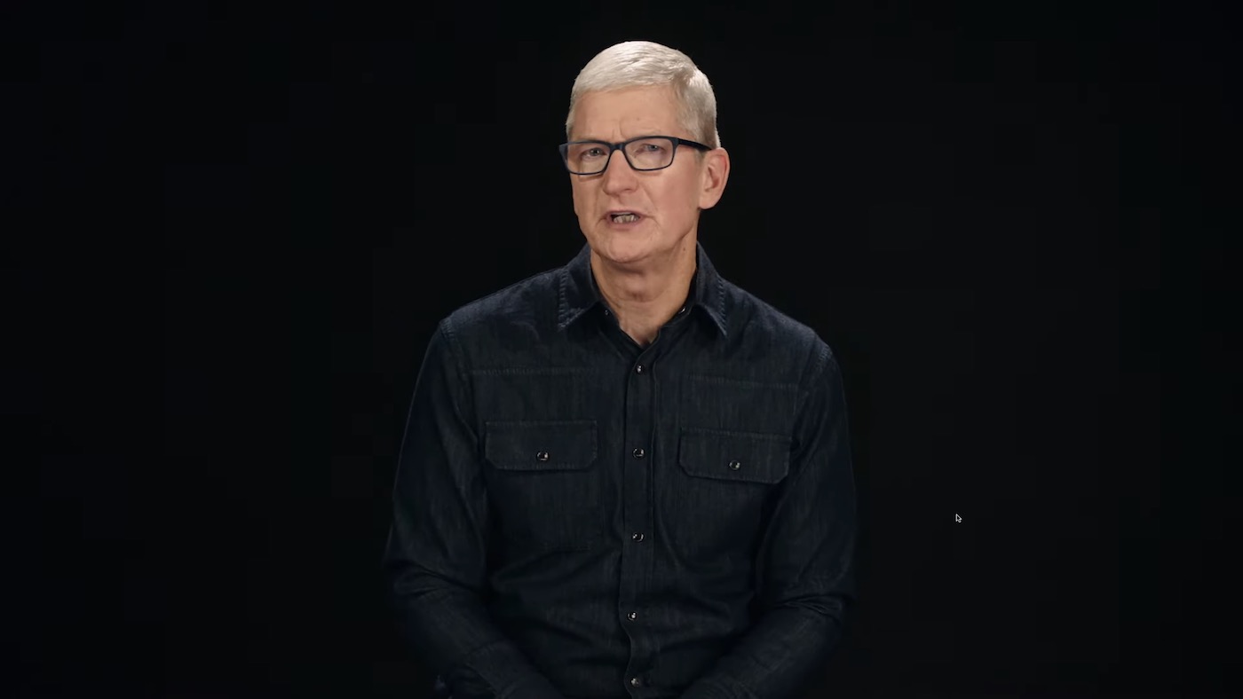 Tim Cook Fond Noir
