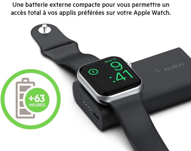 batterie externe belkin pour Apple watch