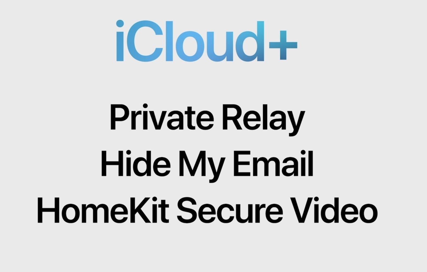 iCloud Plus